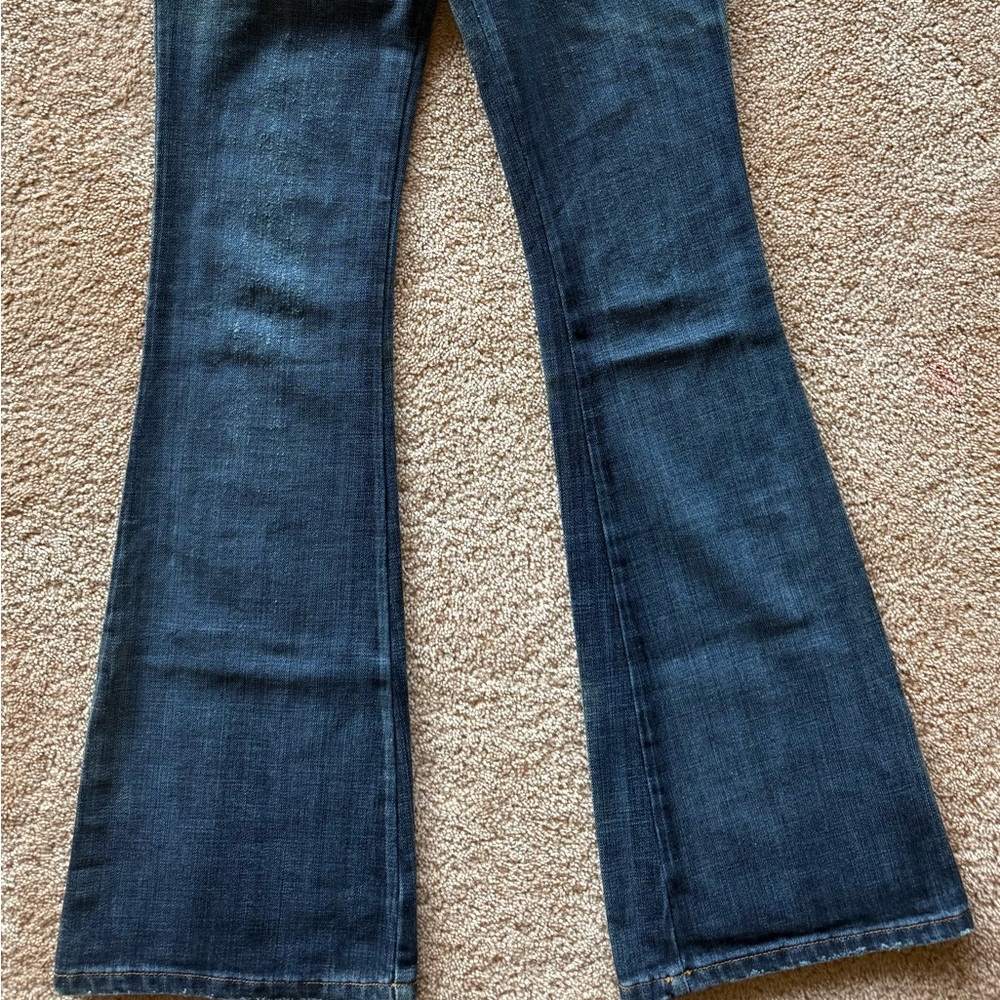 Frankie B. Denim Jeans with Heart Pockets - Picture 4 of 5